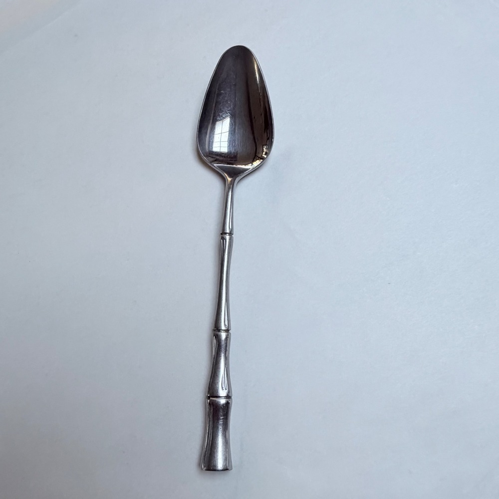 Supreme Cutlery Bamboo Spoon Unisex OS Silver Stainless Steel Japan Vintage MCM